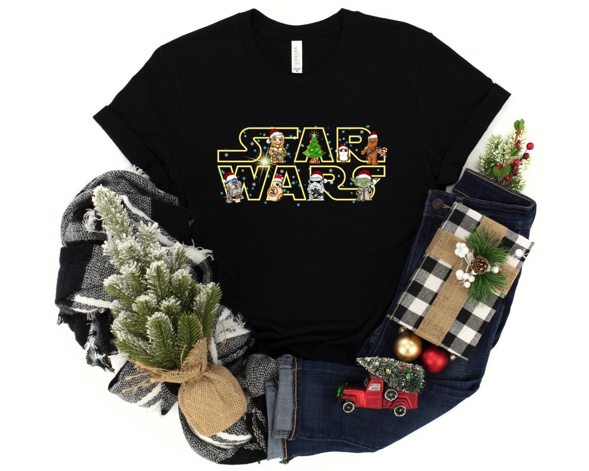 Discover Star Wars Christmas Shirt, Christmas Family Vacation Shirt