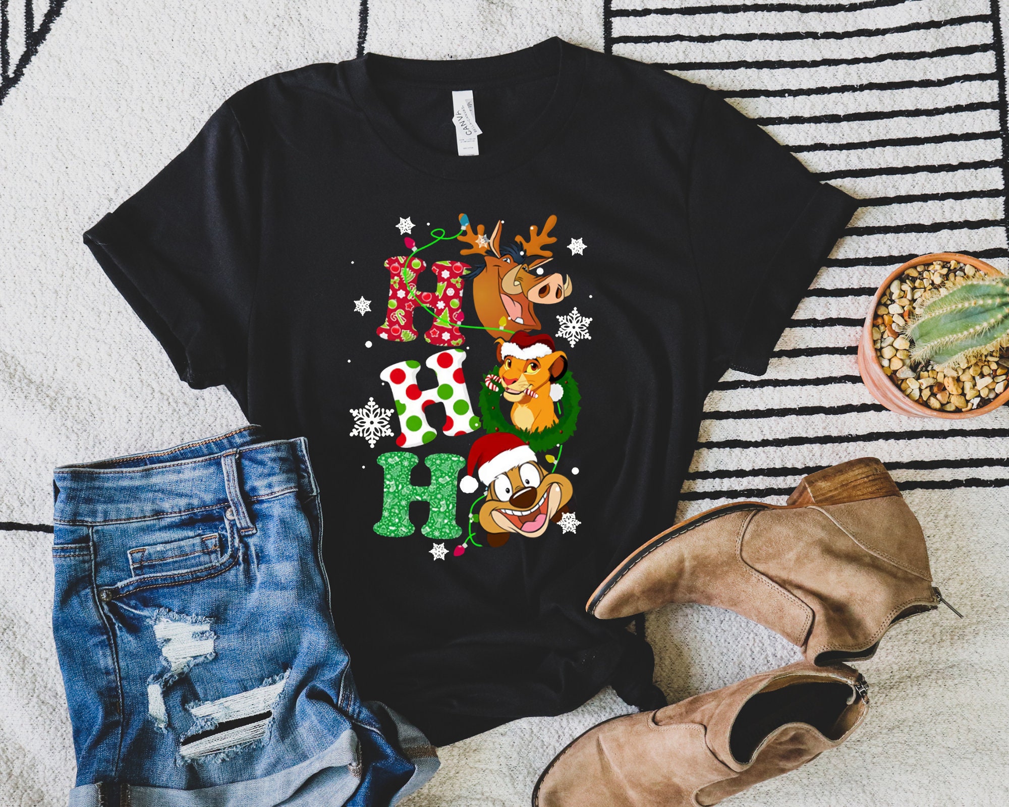 Discover Ho Ho Ho Lion King Christmas Shirt, Funny Christmas Shirt