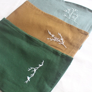 Tea Towel Hand Embroidered Cotton Towels Embroidered Kitchen Towel Dish Cloth Embroidered Flour Sack Cloth Hand Embroidery Kitchen Linen