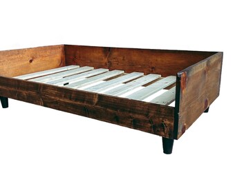 custom dog bed frames