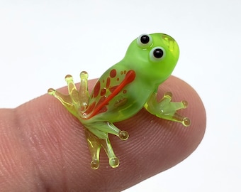 Super Mini Glass Figurines, Glass miniature, Small Glass Figurine, Blown glass, Handcrafted glass animal, Handblown glass, Art glass