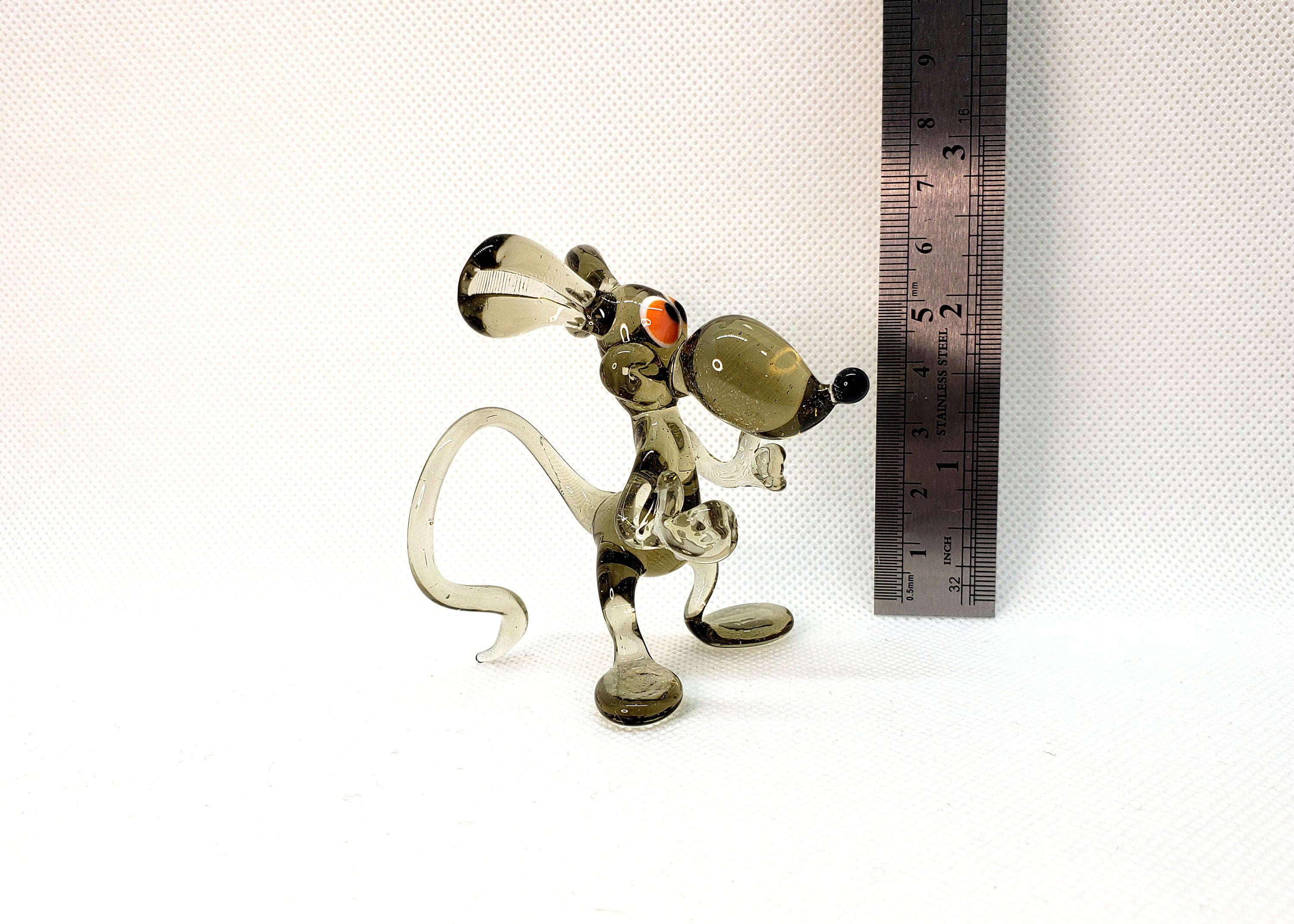 Hand Blown Glass Rat Figurine: Lampwork Art Glass Animal - Etsy