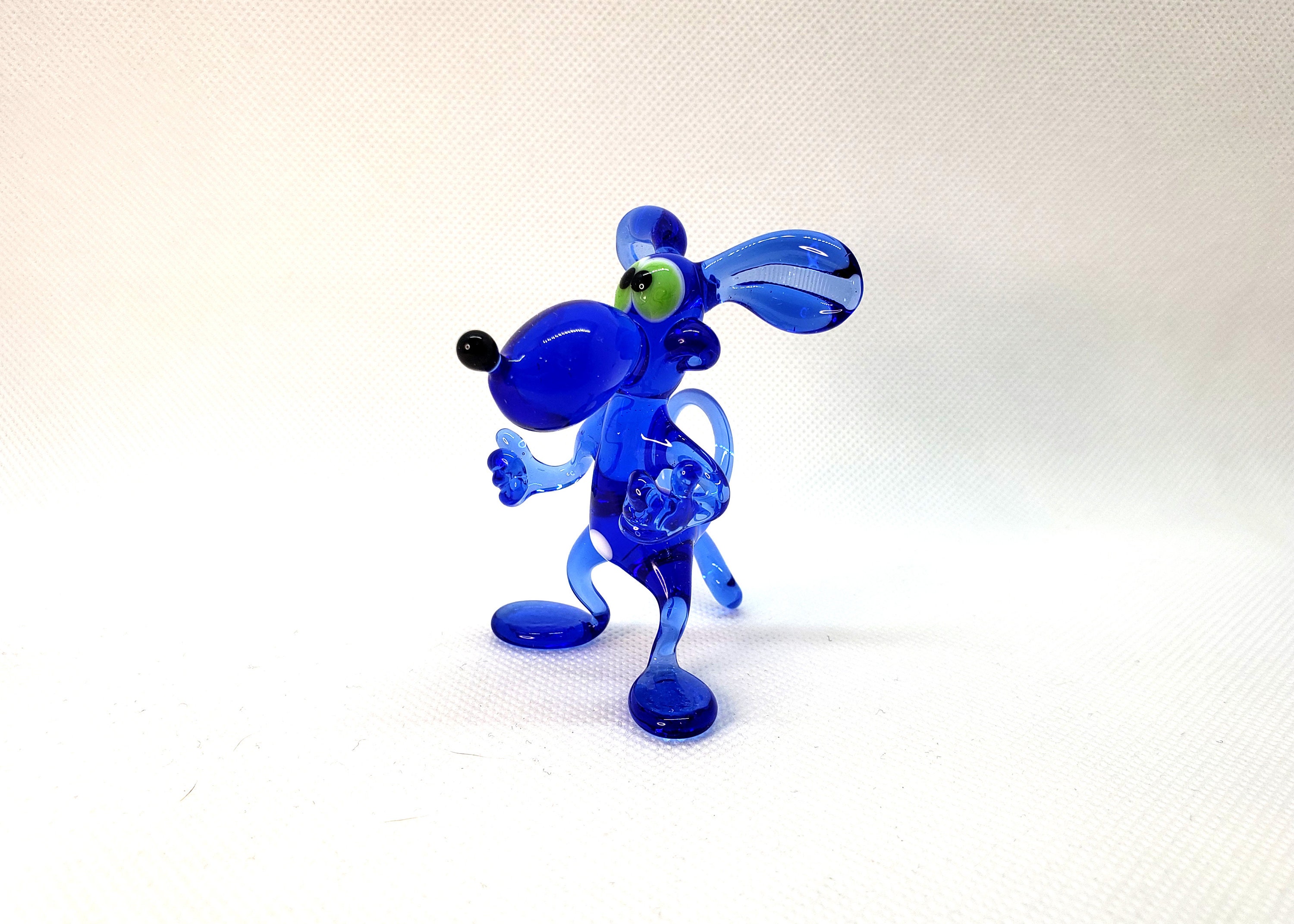 Hand Blown Glass Rat Figurine: Lampwork Art Glass Animal - Etsy