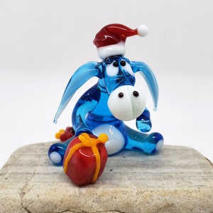 Weihnachten Esel, mundgeblasenes Glas Esel, Esel Figurensammlung, Kunst Glas Esel, Murano Glas, Glas Tierfigur, Weihnachtsgeschenk