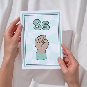 American Sign Language Alphabet Posters