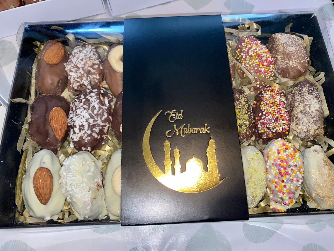 Eid Chocolate dates gift box 21 Pack PreOrder Now Etsy