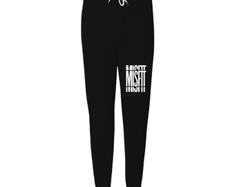 misfit unisex black jogger sweatpants