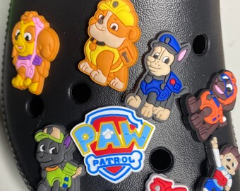 paw patrol croc charms