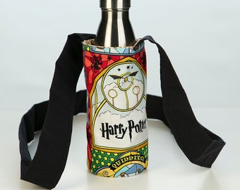 Fun Themed Crossbody Water Bottle Carrier Bags