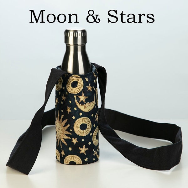 Nature Themed Crossbody Water Bottle Carriers