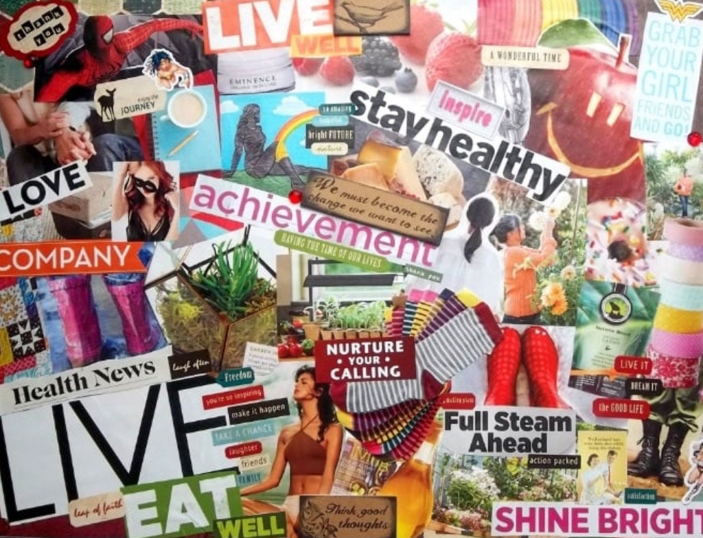 Magazine Cutouts, Physical Item Pre Cut, Vision Board Bundle, Scrapbook ...