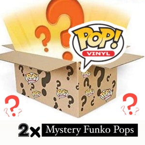 2/6 Pack Mystery Funko Pops, Collectible, Kids Toy,  Collectors Heaven, Animated Tv Movie Cartoon Gifts