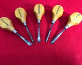 Millers Falls Palm Type Carving Chisel Set