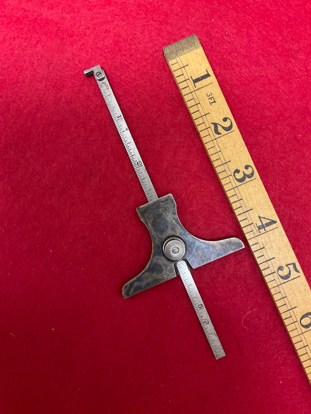 Lufkin No. 511 Combination Depth Gauge & Angle Gauge Etsy