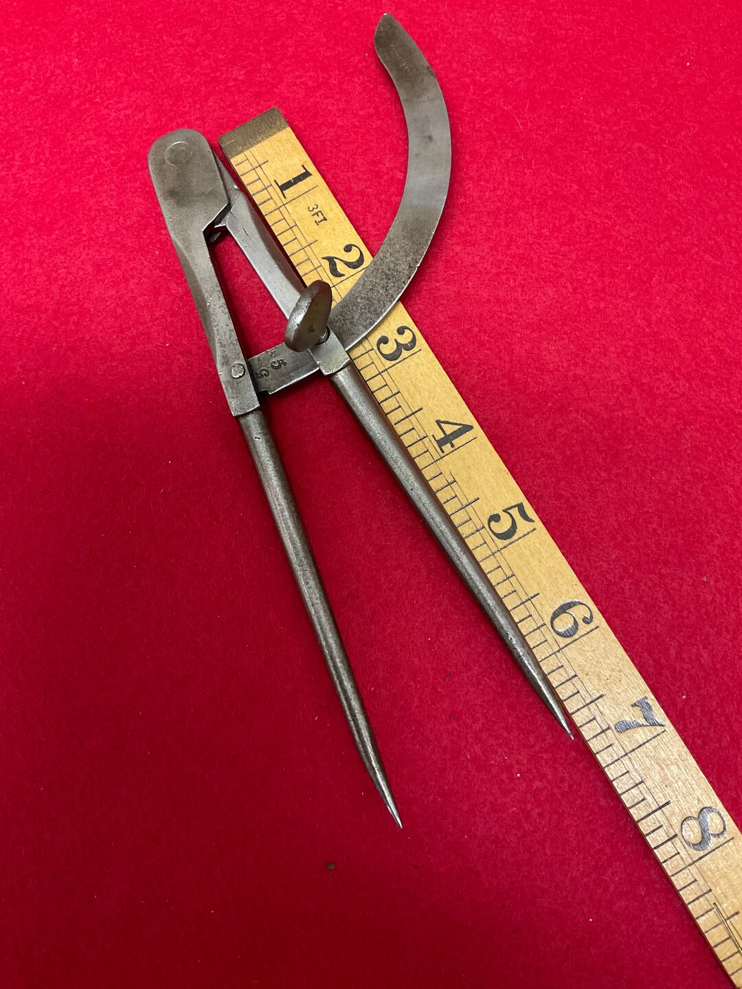 Vintage Marked 6 5/8 Inch Wing Dividers Etsy