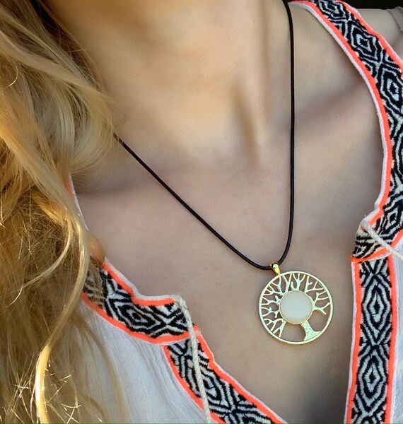 tree of life breast milk necklace