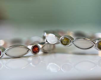 Birthstone Eternity Band Breastmilk Ring, Keepsake Ring, Memorial Ring, Cremation Ring, Breastmilk Ring, Pet Cremation Jewelry, Breastmilk