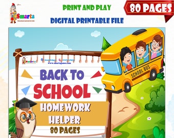 School curriculum, back to school bundle worksheets