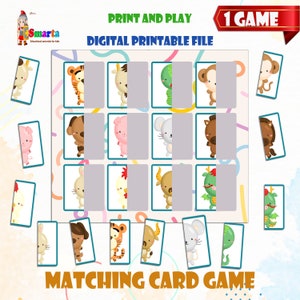 Divertente gioco di apprendimento, gioco di carte abbinate Zodiak