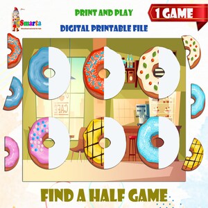 Jogo de cartas combinando, atividade de creche