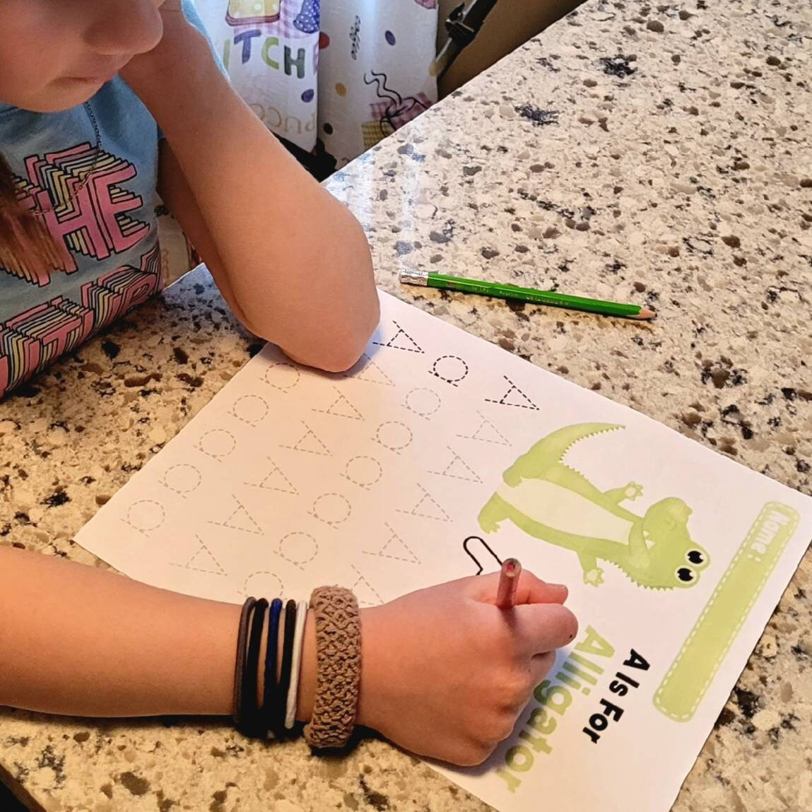 Preschool Alphabet Preschool Tracing Worksheets - Etsy