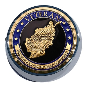 MotorDog69 Goldwing Operation Enduring Freedom Universal Coin Mount Set