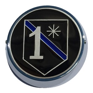 MotorDog69 Goldwing Police 1 Asterisk Universal Coin Mount Set