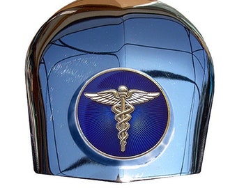 MotorDog69 Medical Harley Horn Cover Coin Mount Set