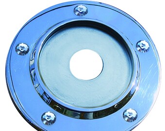 Harley Twin Cam Chrome Timing Cover Coin Mount