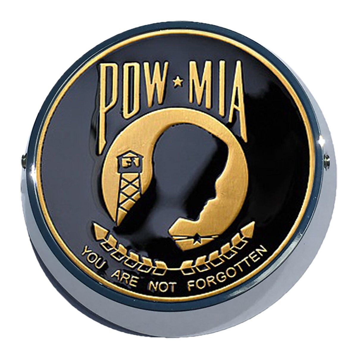 MotorDog69 Goldwing POW MIA ユニバーサル コイン マウント セット 