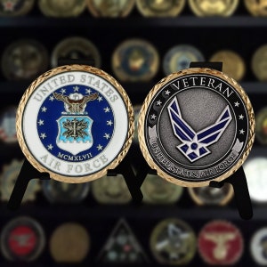 ベテラン空軍シールチャレンジコイン