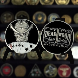 Dead Man&#39;s Hand Challenge Coin