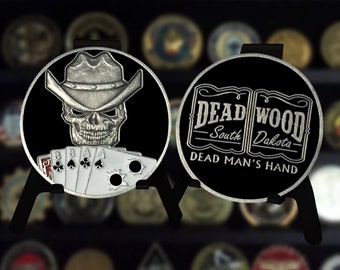 Dead Man's Hand Challenge Coin