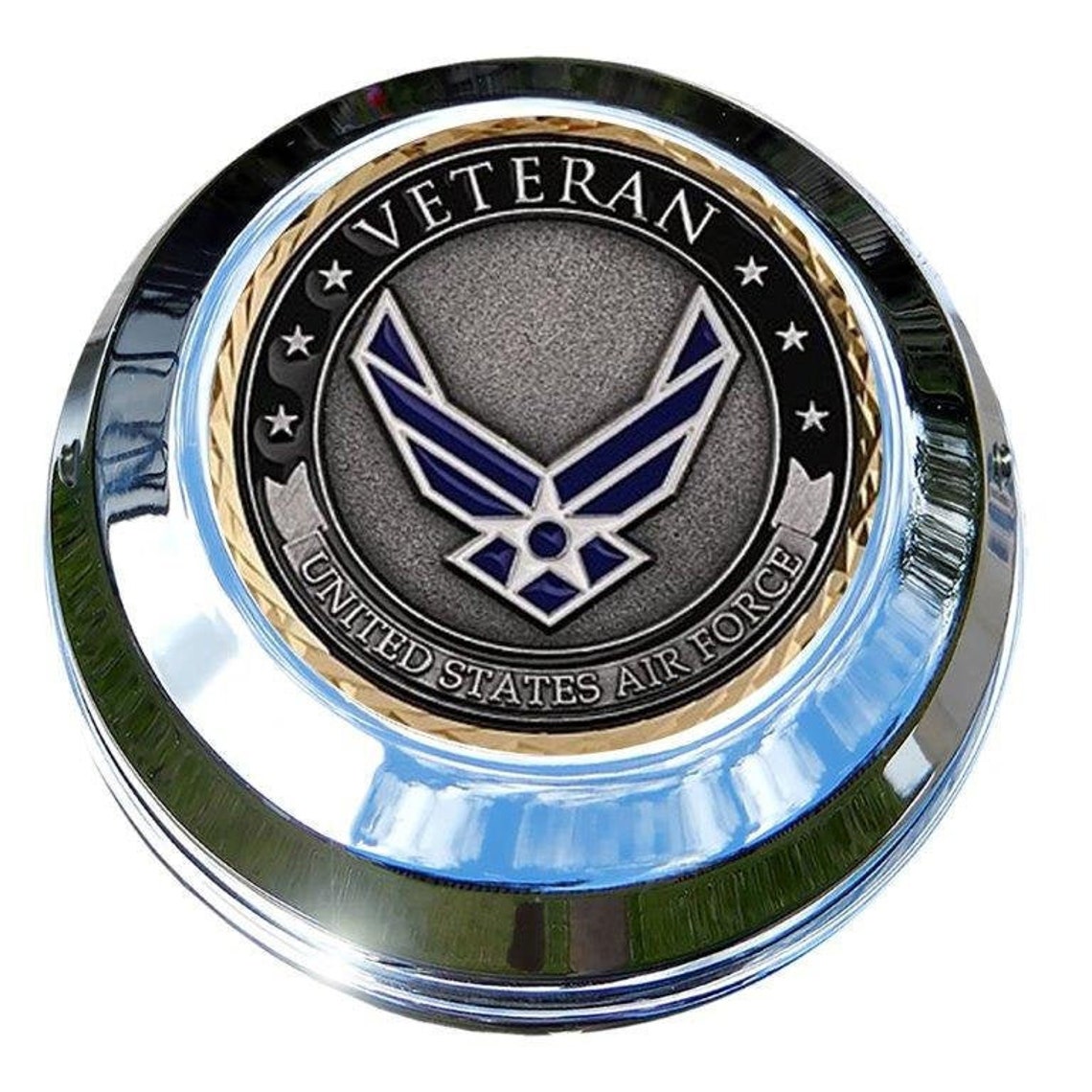 Motordog69 Harley Gas Cap Coin Mount Set With Veteran Air Etsy Sweden