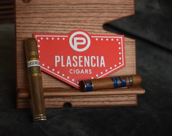 3D gedrucktes Zigarreen-Wand-Kunst-Zeichen | Zigarren Lounge Dekor | Humidor / Mann Höhle Wand-Dekor | Erhöhte Brief-Zigarre-Etiketten-Plakette