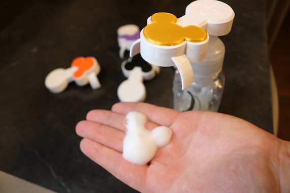 Disney Soap Pump Top 3d Printed Disney Japan Bath And Etsy Disney Soap Pump Top 3d Printed Disney Japan Bath And Etsy