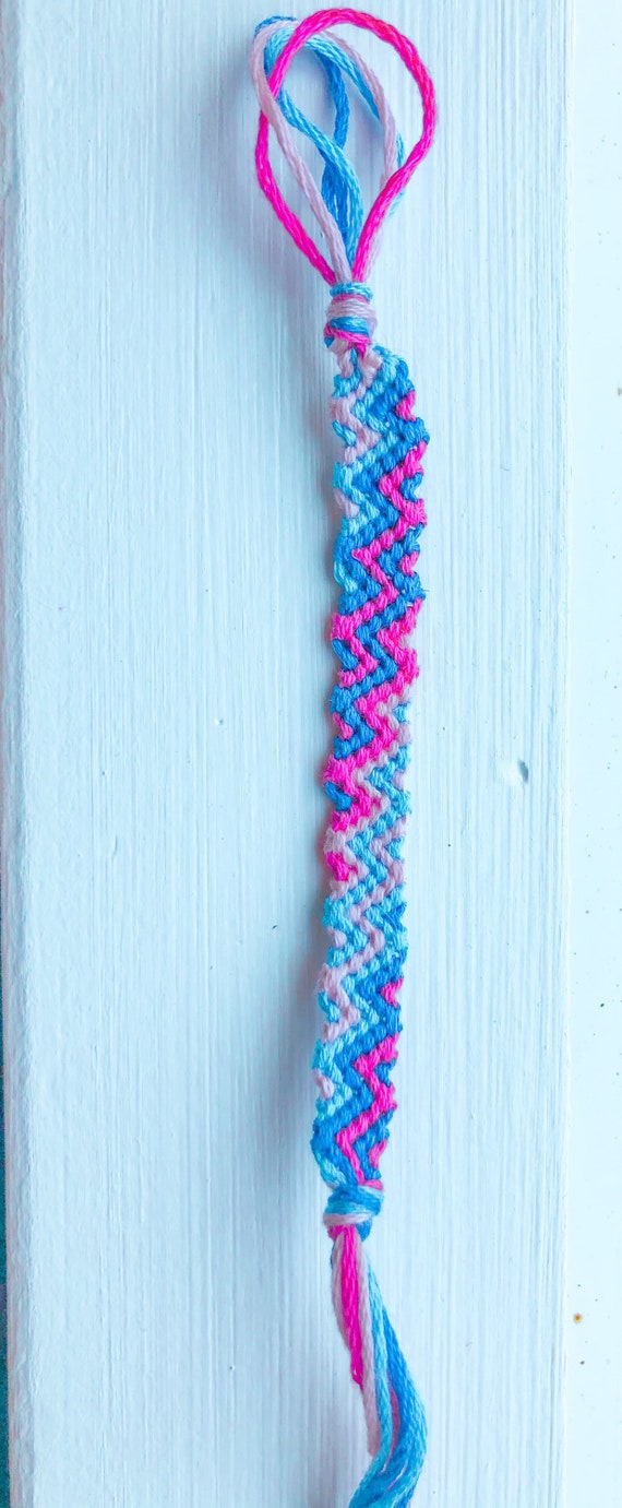Lightning Bolt Friendship Bracelet Etsy