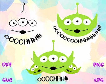 Toy Story Alien Svg Etsy