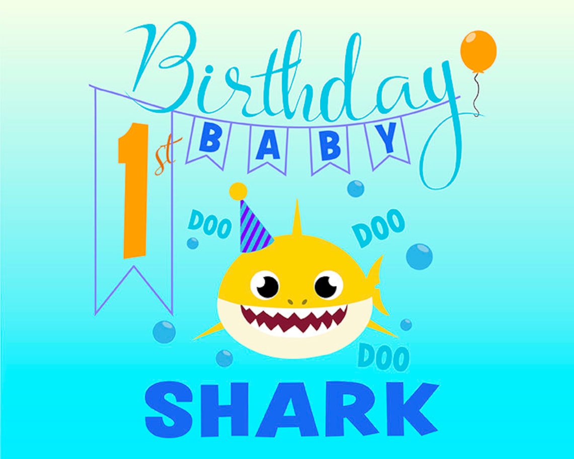 Free Free 195 Baby Shark 1St Birthday Svg SVG PNG EPS DXF File
