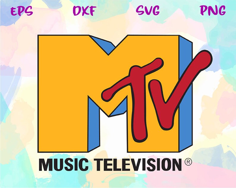 Download MTV logo svg shirt mtv music clipart design tv retro 80s ...