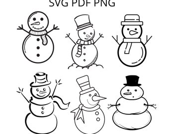 Snowman Face Svg - Snowman SVG - Girl Snowman SVG - Snowman Shirt - Christmas SVG - Snowman Face - Kids Christmas Svg - Snowman Png - Png