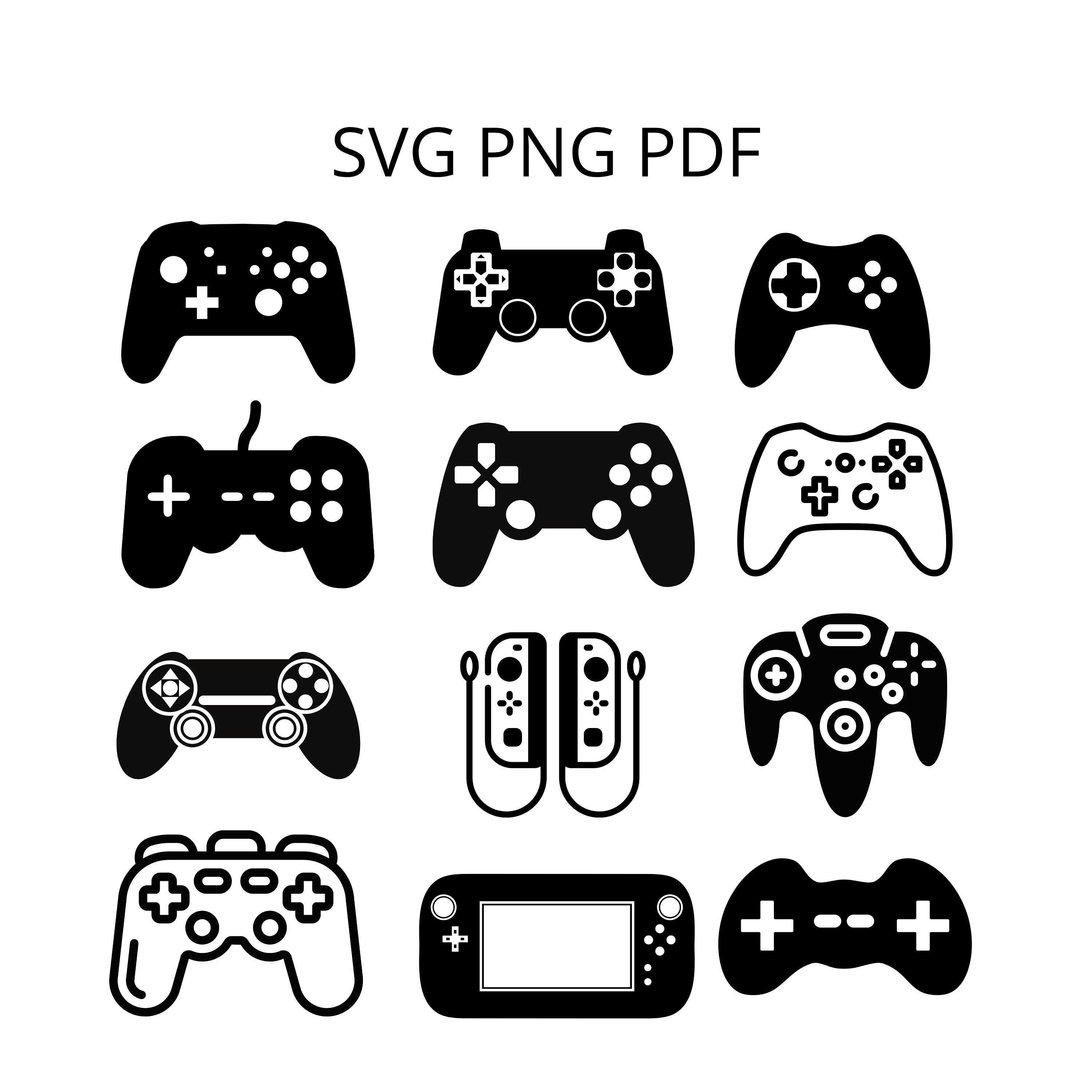 Game Controller SVG, PNG, PDF, Cricut, Cricut Svg, Silhouette Svg ...
