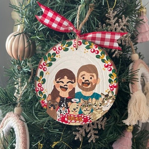 Christmas Ornament 2023 | Family Christmas Ornament | Customizable Christmas ornament | Christmas ornament | Painted Christmas ornament