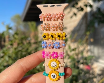 Daisy Watch Charm | Daisy bracelet for apple watch | watch accesories | Apple Watch cuffs | Apple Watch bands | custom watch band