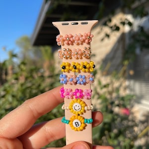 Daisy Watch Charm | Daisy bracelet for apple watch | watch accesories | Apple Watch cuffs | Apple Watch bands | custom watch band