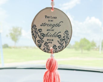 Christian Car Charm | Christian Car accessories | Christian gift | car charm | car accessories | bible verse art | bible verse car charm