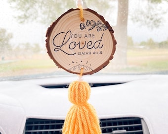 You are loved Christian Car Charm | Christian Car accessories | Christian gifts | car accesories |boho car charm| car charm
