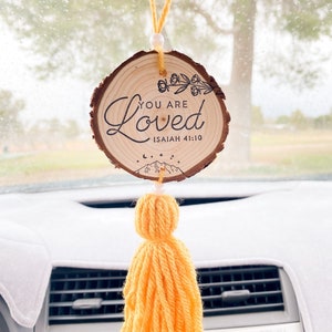 You are loved Christian Car Charm | Christian Car accessories | Christian gifts | car accesories |boho car charm| car charm