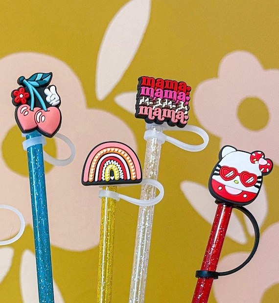 Novelty Straw Topper, Reusable Straw Cover, Stanley Accessories