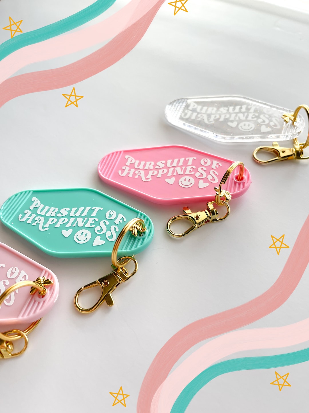 Retro Inspired Motel Keychain | Motel Keychain | Retro Keychain ...